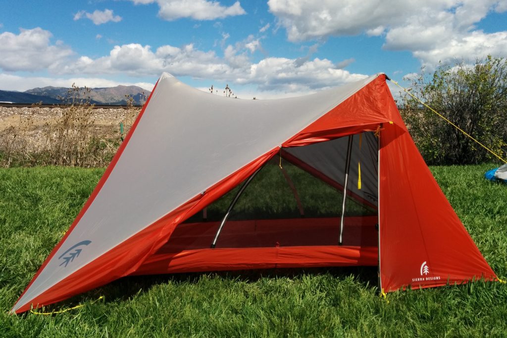 Sierra Designs High Route 1 FL One Person Tent set up